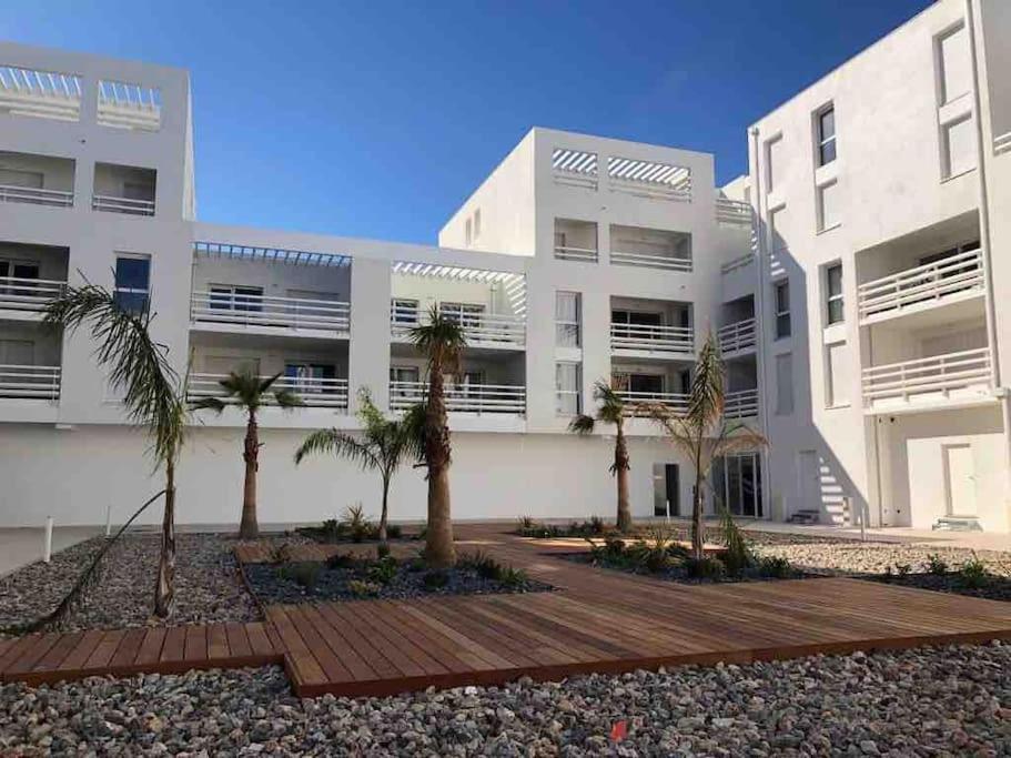 Les Voiles Blanches T2 Luxe A 100M De La Plage Leucate Exteriör bild